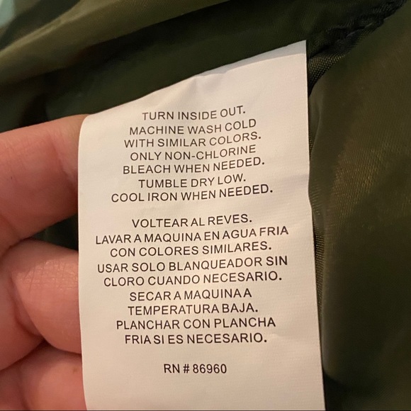 NWT Plus size 3X Olive. Military Green Puffer Coat Sherpa Hooded large p… - Picture 16 of 16